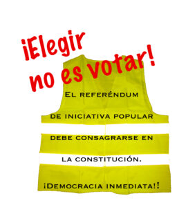 ¡Elegir no es votar!