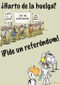 ¿Harto de las huelgas? ¡Pide un referéndum de iniciativa ciudadana!